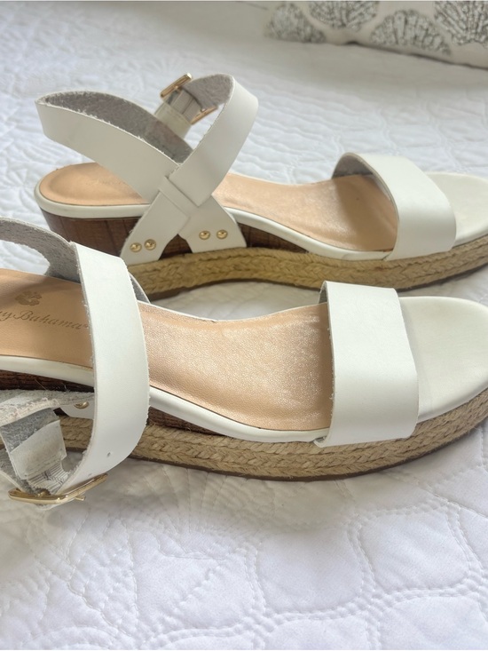 Tommy Bahama Shoes - Tommy Bahama Women's Jona Espadrille Wedge Platform Sandal White Size 9.5